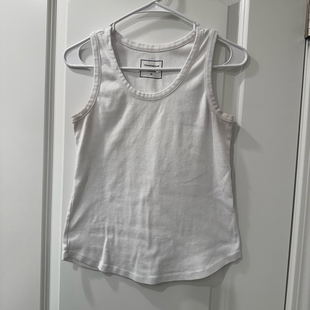 Charter Club Tank Top | White